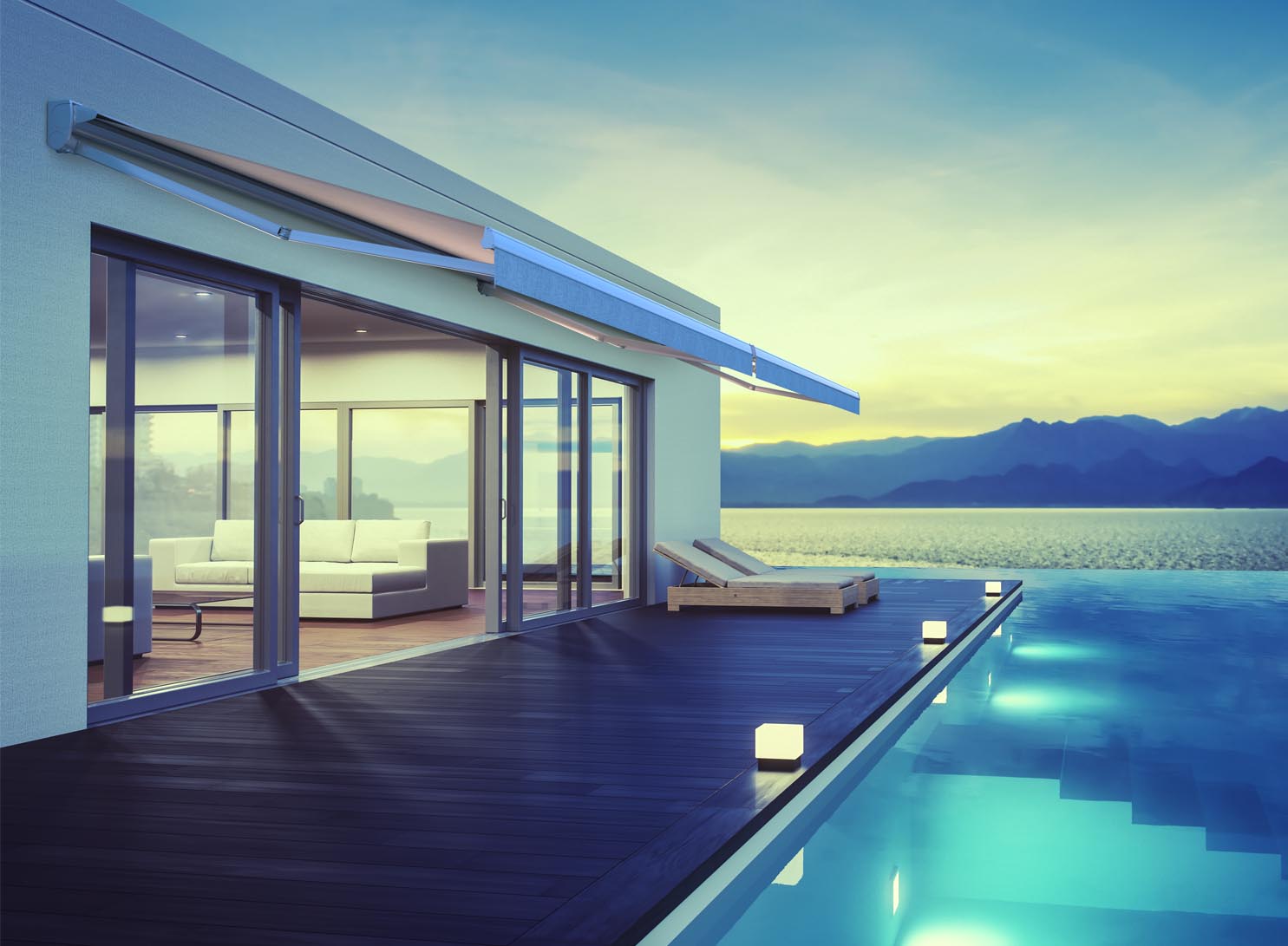 Versión semicofre - Toldos cofre y semicofre para proteger mejor la lona. en Alicante | Toldos Corona